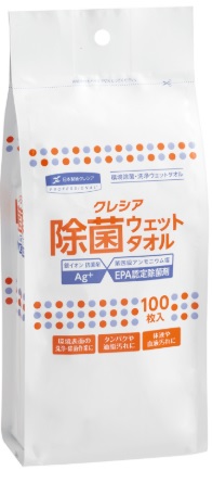 クレシア 除菌ウェットタオル 詰め替え用 64145 20パック入(1ケース)
