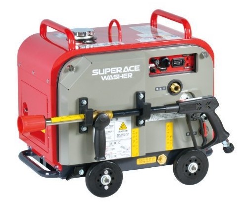 百貨店産業 発動機式防音型 高圧洗い濯ぎ機 SEV-1615SS CG-130007