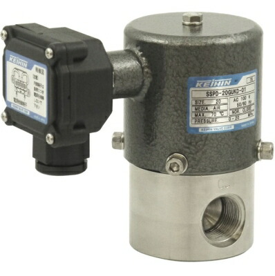 ケイヒン 超高圧直動式電磁弁(SSPD) SSPD-25WUKD-01-AC100V