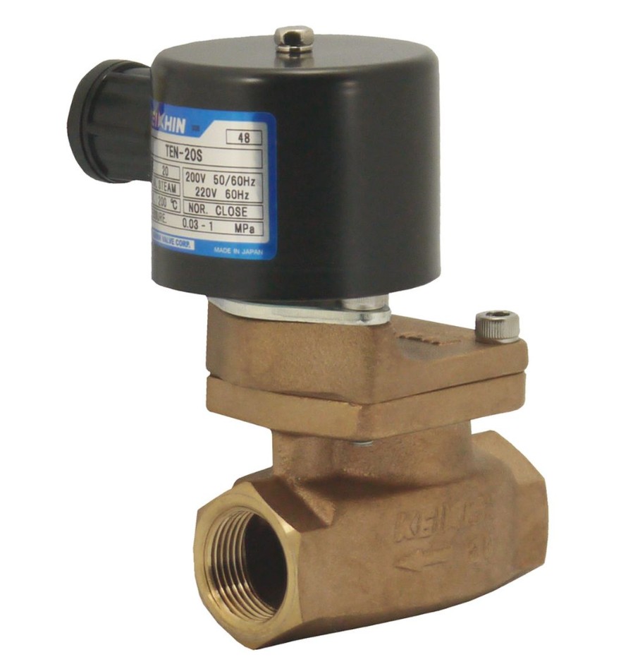 ケイヒン パイロット式電磁弁(TEN) TEN-20SMJ-AC100V|GAOS 店
