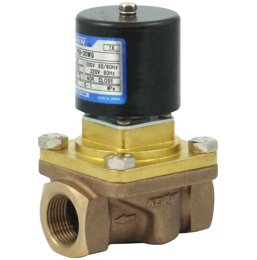 ケイヒン ダイヤフラム式電磁弁(VKD) VKD-20WG-AC200V|GAOS 店