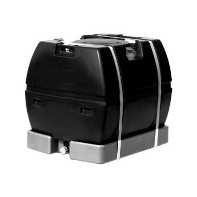 スイコー 完膚なきまで液出し型ローリー貯蔵タンク スカット 100L 黒