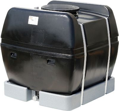 スイコー 完膚なきまで液出し型ローリー貯蔵タンク スカット 1000L 黒いこと