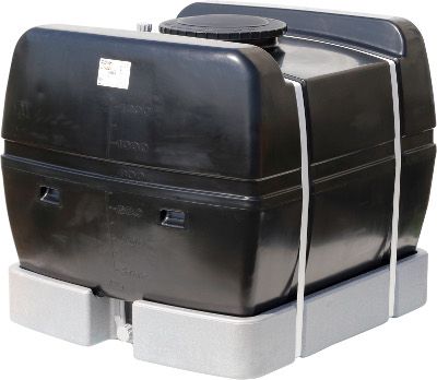 スイコー 完膚なきまで液出し型ローリー貯蔵タンク スカット 1200L 黒いこと