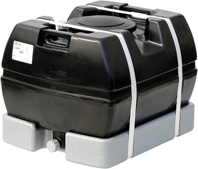 スイコー 完膚なきまで液出し型ローリー貯蔵タンク スカット 200L 黒いこと