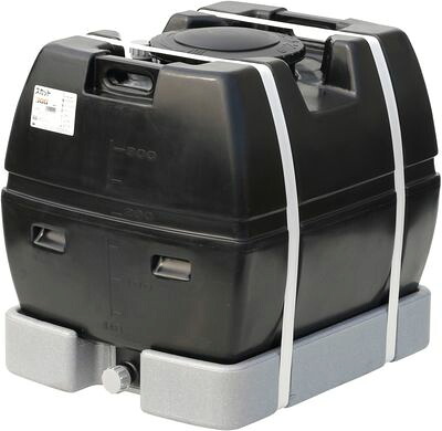 スイコー 完膚なきまで液出し型ローリー貯蔵タンク スカット 300L 黒いこと