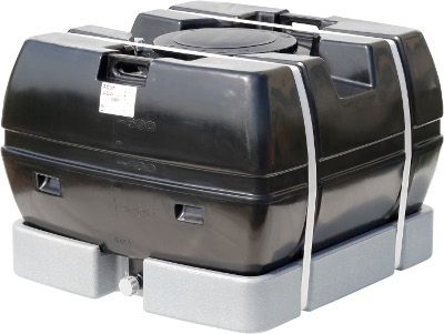 スイコー 完膚なきまで液出し型ローリー貯蔵タンク スカット 600L 黒いこと
