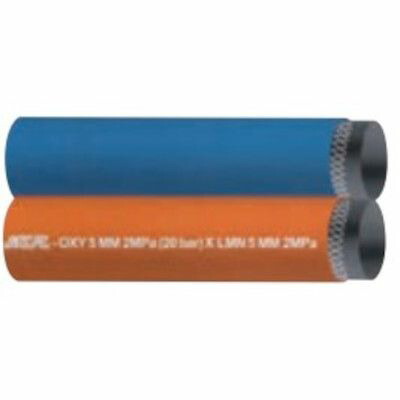 NCR 溶断溶接用ホースツインホース(OXY+LMN) 6+9 1本 口径6.3粍，9.5mm×外径14.2粍，16.1粍 100M