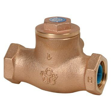 大和バルブ 10C-CN 鉛カット 給水用コアリング 青銅スイングチェッキ弁(10K) 40A｜GAOS　店 14,042円