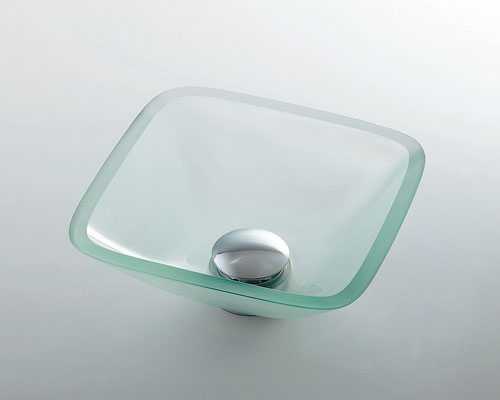 カクダイ 硝子角型幼児用便器器 493-029-C