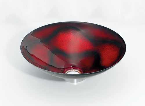 カクダイ 丸型室内用便器器//赤透 493-047-R