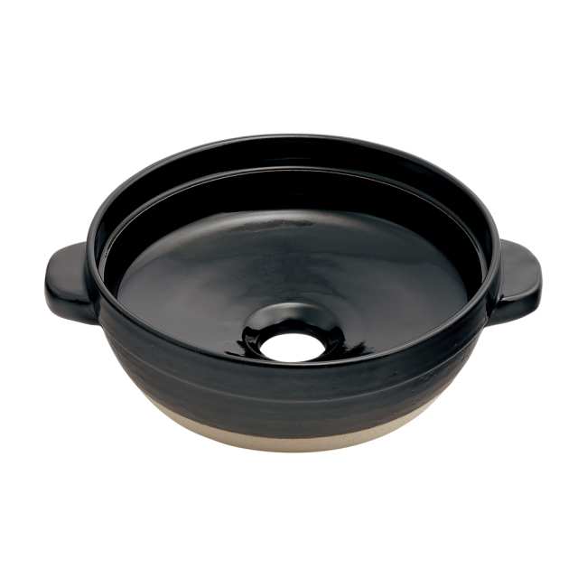 カクダイ 土鍋室内用便器器(海苔) 493-275-D