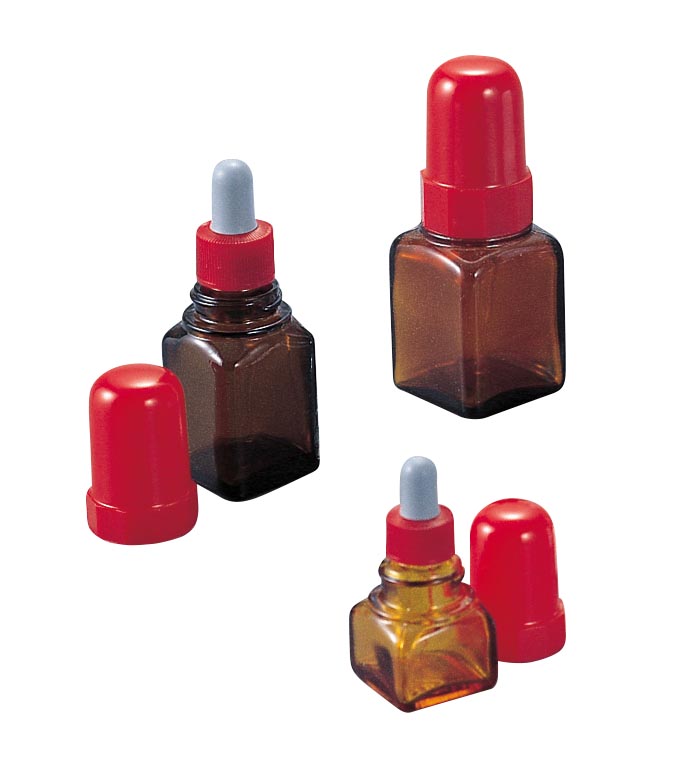 スポイト瓶 シリコンゴム仕様 S-120SB 120mL 茶色 12本｜GAOS　店