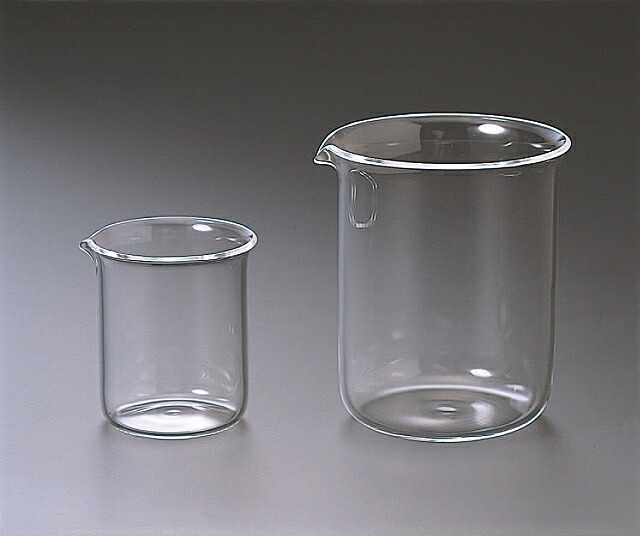 水晶ビーカー 300ml 容器・試験管-ビーカー-研究・実験用品