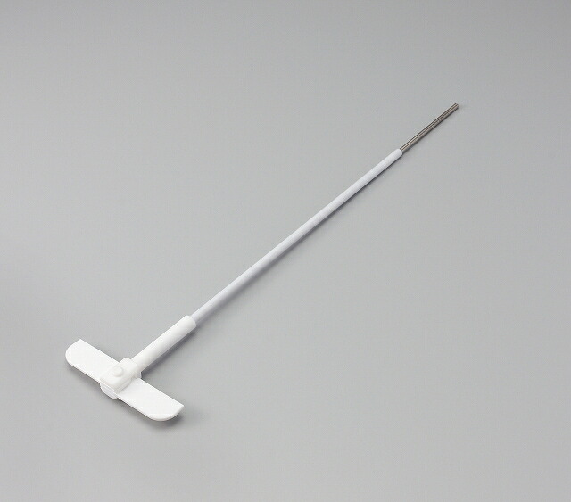 PTFE被覆撹拌棒(羽根付)(PTFE) 全長500mm×羽根100mm