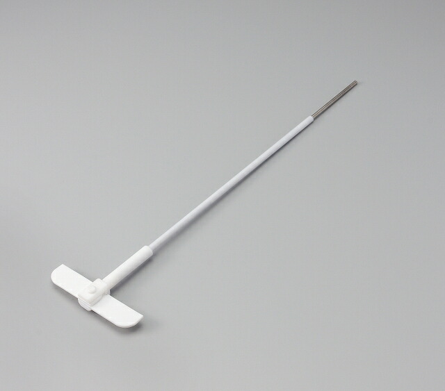 PTFE 被覆撹拌棒(羽根付キ)(PTFE製) 全長700mm
