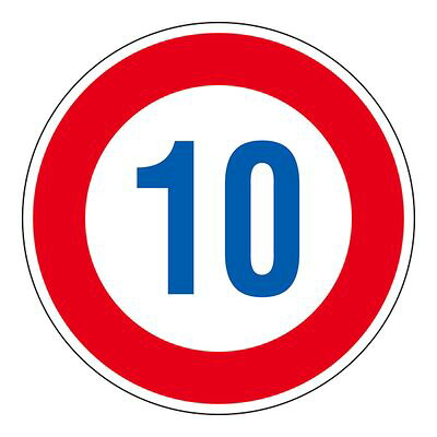 道路標識 道路323-10K(AL) 10 133671