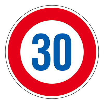道路標識 道路323-30K(AL) 30 133674