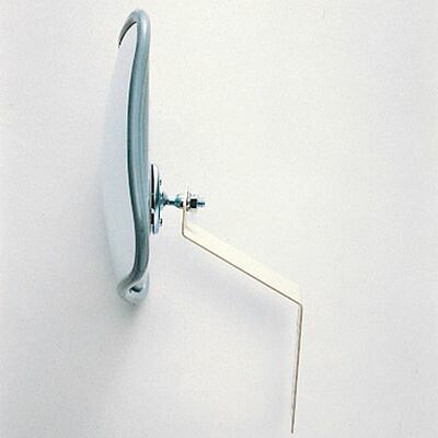飾り気のない印字機銀鏡 壁角35S 276121