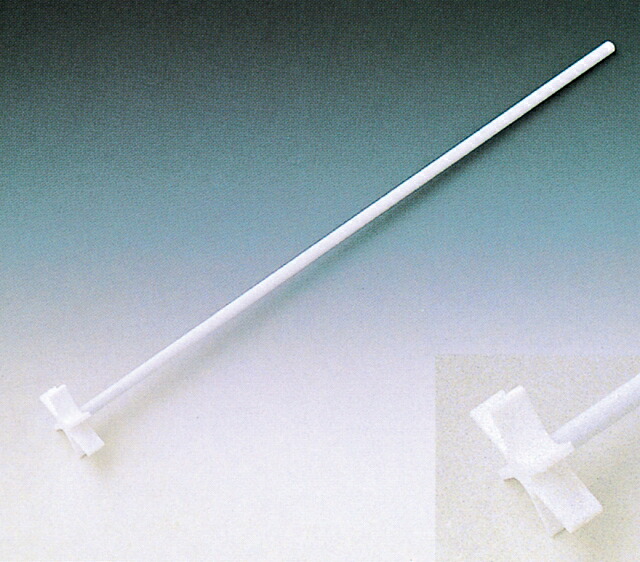 PTFE 6枚羽根攪拌棒 全長600mm