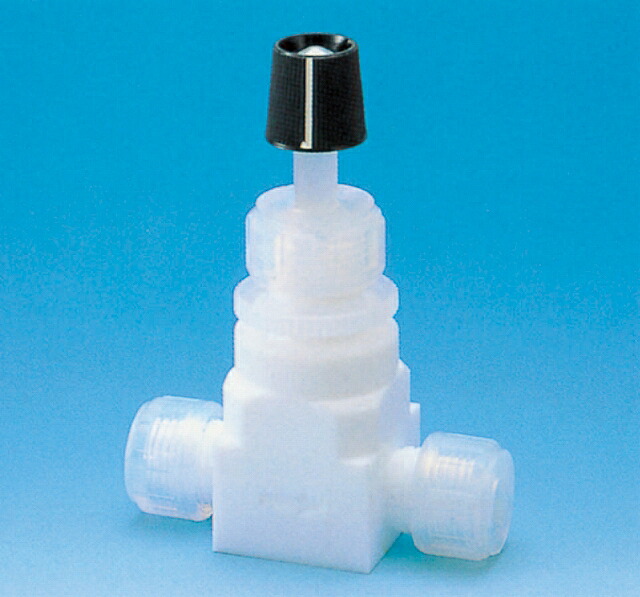 PTFEニードルバルブI型(PTFE/PFA製) 適用チューブ外径6φ｜GAOS　店