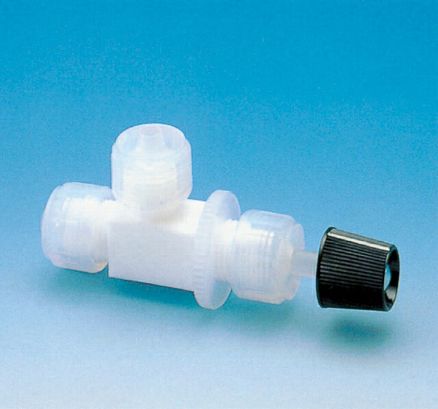 PTFE高圧ニードルバルブL型(PTFE/PFA製) 適用チューブ外径10φ オリフィス径φ5|GAOS 店