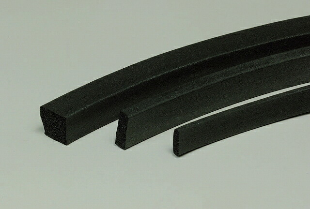 フッ素ゴムスポンジ角紐 10mm&times;30mm カット(1m単位)｜GAOS　店