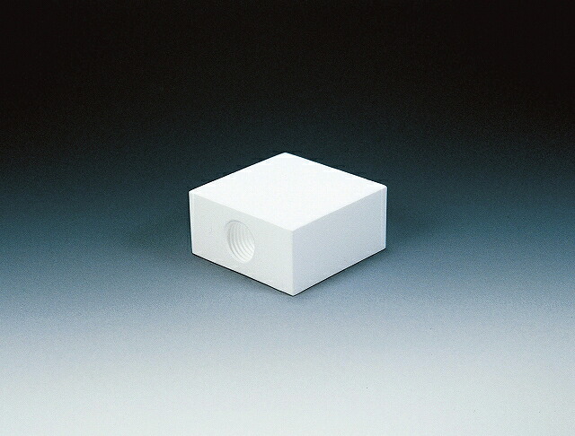 PTFE フィルターメネジ角タイプ 50×50×20mm