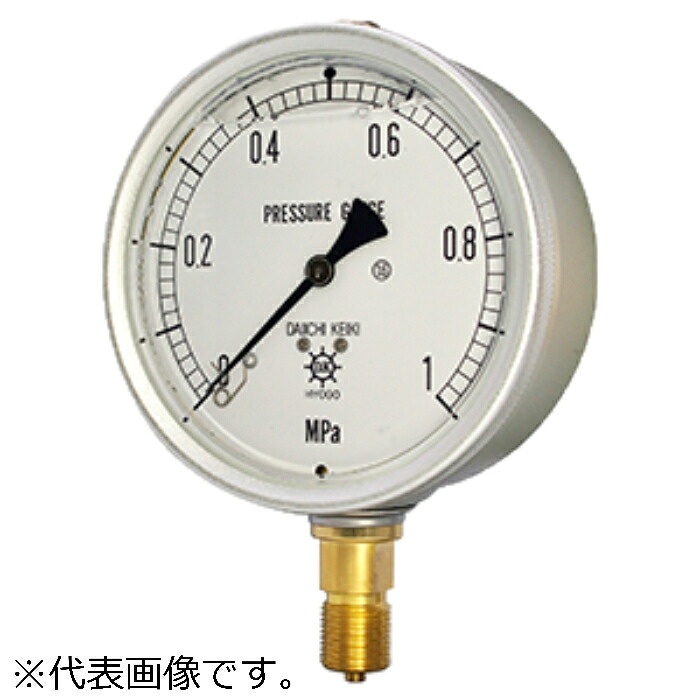 第一表示計器 GRKグリセロール入翦断応力計  G-金3/8-100X100MPA 1個