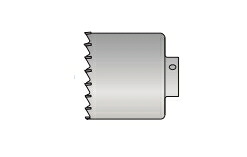 ミヤナガ 塩ビ管用コアドリル（カッター） PCEW170C