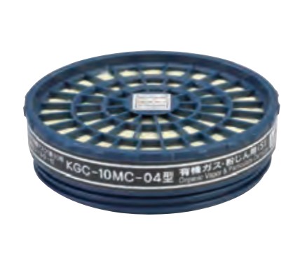 興研 防毒マスク 吸収缶 S1 KGC-10MC-04有機ガス・粉じん用 100個セット