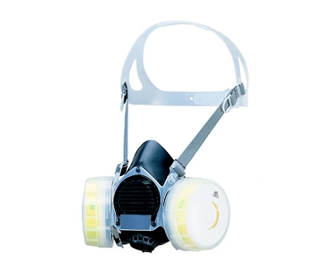シゲマツ 取替え式防じんマスク RL3 DR80SN3 M/L ヘッドバンド 1個(受注生産品)