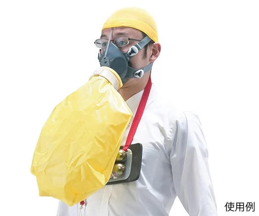 シゲマツ 火災避難用保護具(自動式呼吸保護具　エア・ウォーター防災　製) ダッシュ10II 10個