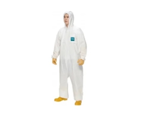 シゲマツ 全身化学防護服(限定使用)(アンセル製) マイクロガード1800W(10着入) 2XL 5個