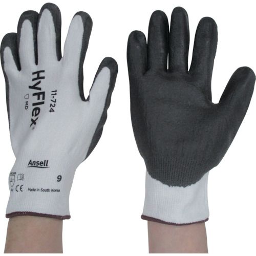 シゲマツ 化学防護手袋(アンセル製) 耐切創手袋 ハイフレックス 11&minus;724(12双入り) L 1個｜GAOS　店 8,779円