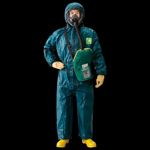 シゲマツ 全身化学防護服(限定使用)(アンセル製) マイクロケム4000 S 1個｜GAOS　店