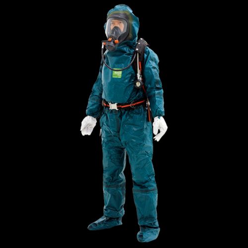 シゲマツ 全身化学防護服(限定使用)(アンセル製) マイクロケム4000D M 1個