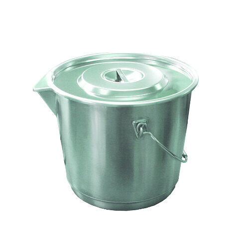 スギコ 18-8口出し付バケツ(ベース付)本体 SH-6422H｜GAOS　店