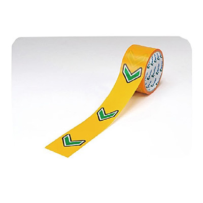 リンレイテープ #655YJ Green-B 50mm×10m 30巻入り やじるし君 印刷PET養生テープ 12,540円