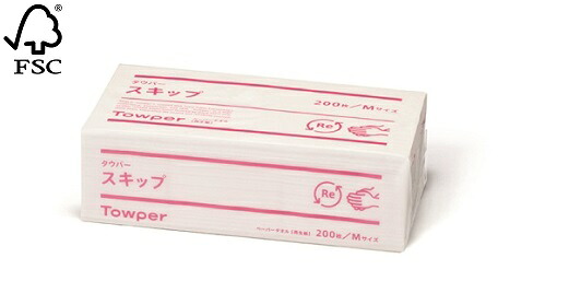 クレシア　タウパー　スキップM　50344　200枚&times;35束　10ケース｜GAOS　店