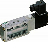 CKD 4Fシリーズパイロット式5ポート弁セレックスバルブ 4F21008AC100V