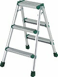 TRUSCO 軽銀製踏台 軽御役目用・脚押しかぶせる付 3段 TAF3 花・ガーデン・DIY-DIY・工具-はしご・作業台