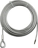 TRUSCO 手動ウインチ用SUSワイヤーΦ5×10M用(シンブル入りロック) SUSWWS510