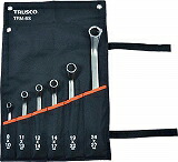TRUSCO 45°両口めがねレンチセット(6本組) TRM6S|GAOS 店