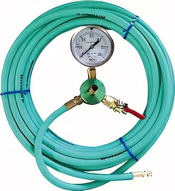 カンツール エアホース10m 圧力計付 HT10T｜GAOS　店 18,487円