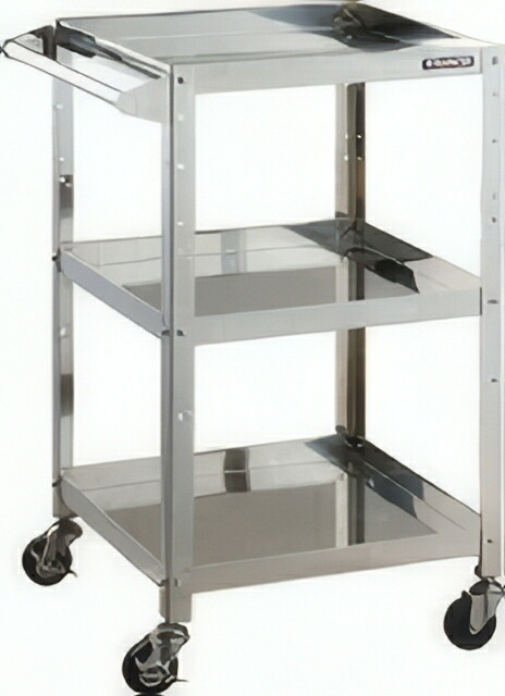 TRUSCO クリーンラビット 75φ導電車SUS金具ハンドル付 CRB953HSD
