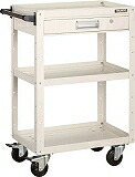 TRUSCO 鷲手押し車 600×400 引出付 4輪自在 W色 EGW763VJW その他-DIY・工具