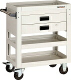 TRUSCO ツールワゴン ドルフィン 750&times;500 2段引出 W色 DLWS773&times;W｜GAOS　店