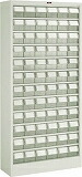 TRUSCO バンラックケース L型 透明引出小×72個 H1790 611LN72S