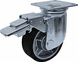 ヨドノ 重荷重用MCナイロン車付自在車ブレーキ付 YRRJMB150